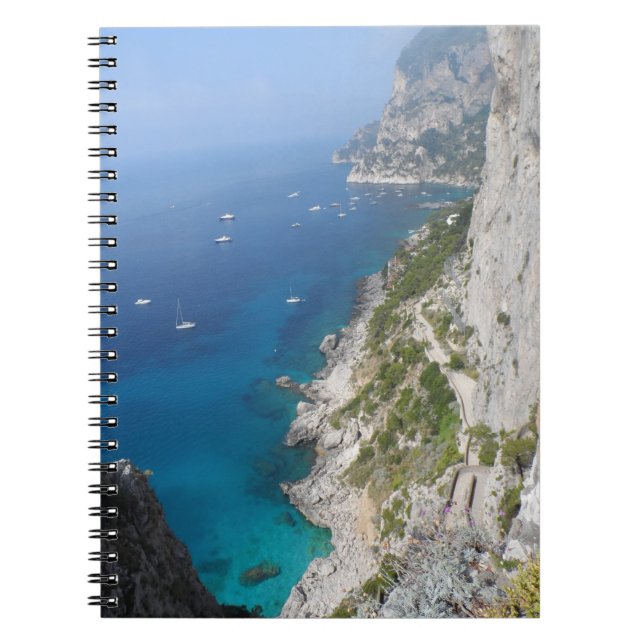 Caderno Espiral Capri, Itália (Frente)