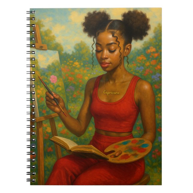 Caderno Espiral Capricórnio O Talentoso Multitarefa (Frente)