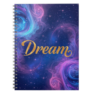 Caderno Espiral Captivando o Diário de Notebook Clássico Sonho Esp