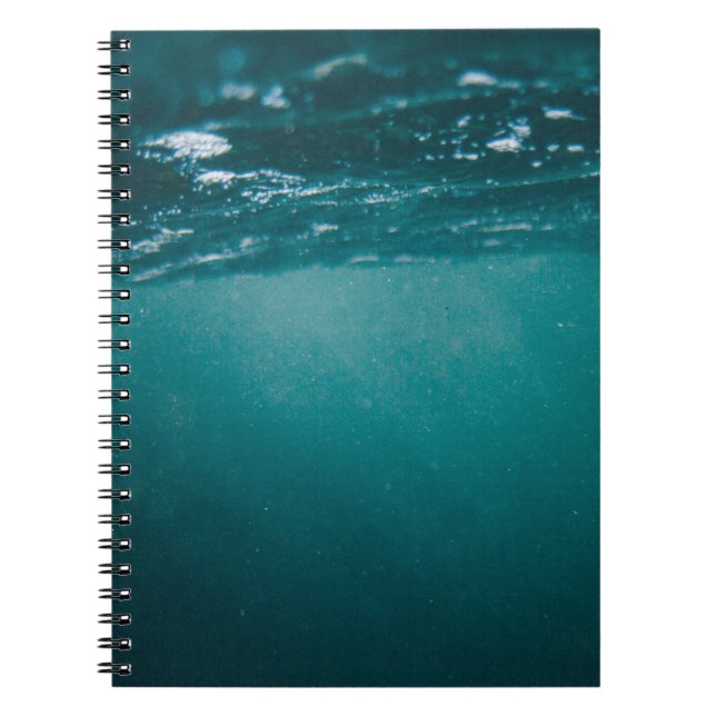 Caderno Espiral Captura de câmara subaquática (Frente)