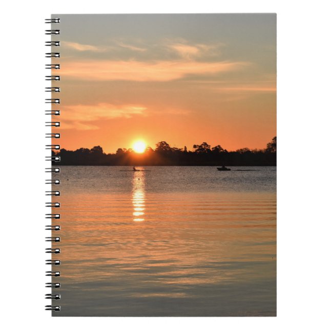 Caderno Espiral Capturado no notebook sunset Spiral (Frente)