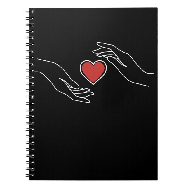 Caderno Espiral Capturar coração (Frente)