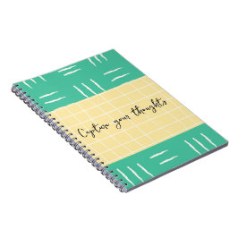 Caderno Espiral Capture seus pensamentos