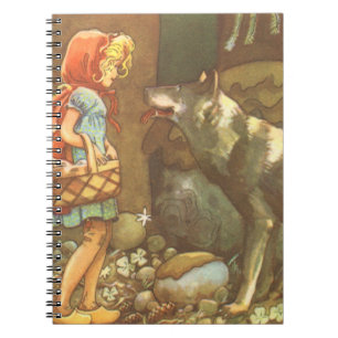 Caderno Espiral Capuzinho Vermelho, Conto de Fadas Clássico