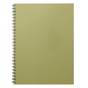 Caderno Espiral Caqui cor sólida
