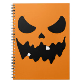 Caderno Espiral Cara Assustadora