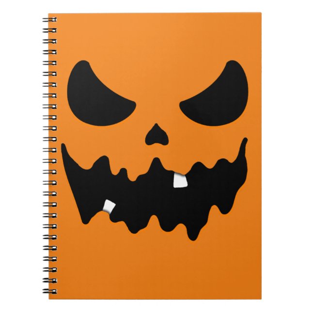 Caderno Espiral Cara Assustadora (Frente)