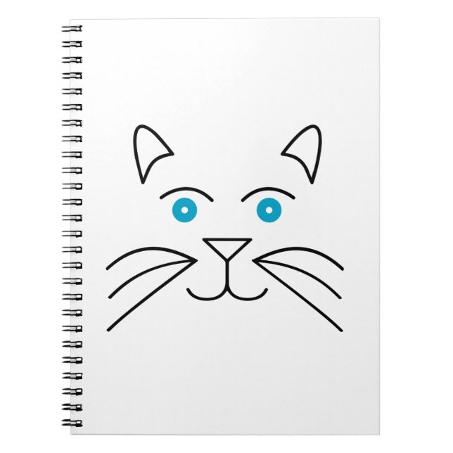 Caderno Espiral Cara de gato (Frente)
