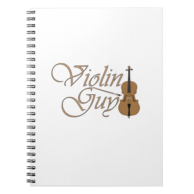 Caderno Espiral Cara de violino (Frente)