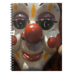 Caderno Espiral Cara do palhaço