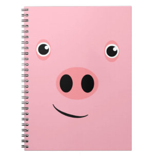 Caderno Espiral Cara do porco