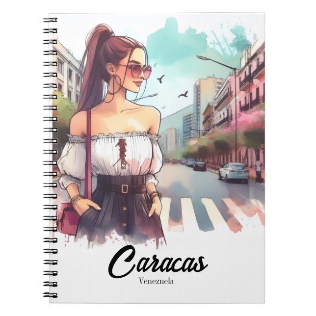 Caderno Espiral Caracas (Frente)