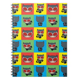 Caderno Espiral Caractere de Mulher-Chibi Poses