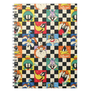Caderno Espiral CARACTERES LOONEY TUNES™ no Verificador preto e br