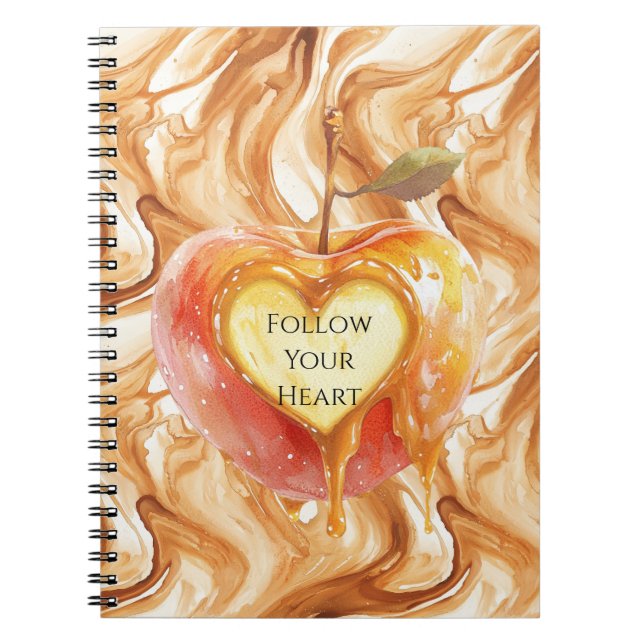 Caderno Espiral Caramel Cream Heart Apple (Frente)