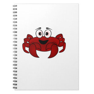 Caderno Espiral Caranguejo