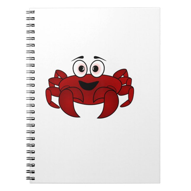 Caderno Espiral Caranguejo (Frente)