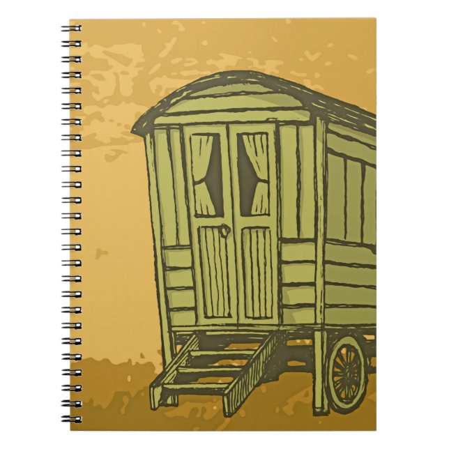 Caderno Espiral Caravana cigana (Frente)