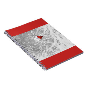 Caderno Espiral Cardeal no inverno