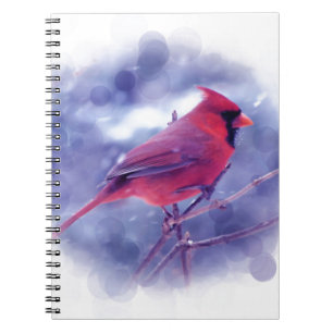 Caderno Espiral Cardeal Vermelho na Blizzard