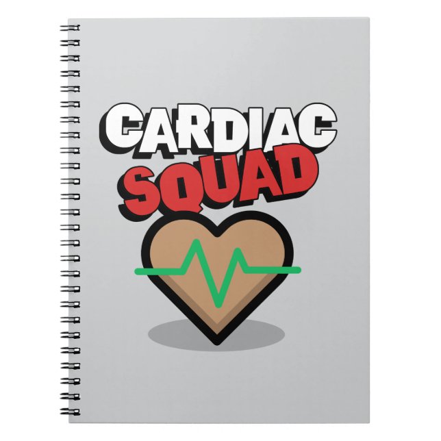 Caderno Espiral Cardiac Squad Nurse Department (Frente)