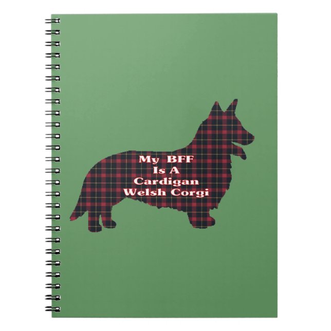 Caderno Espiral Cardigan Welsh CORGI BFF (Frente)
