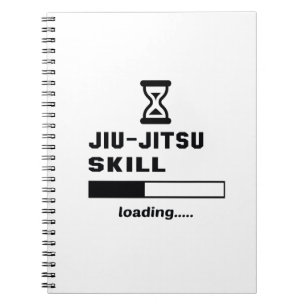 Caderno Espiral Carga da habilidade de Jiu-Jitsu ......