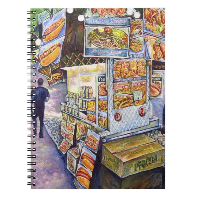 Caderno Espiral Carga de trabalho artística extraordinária (Frente)