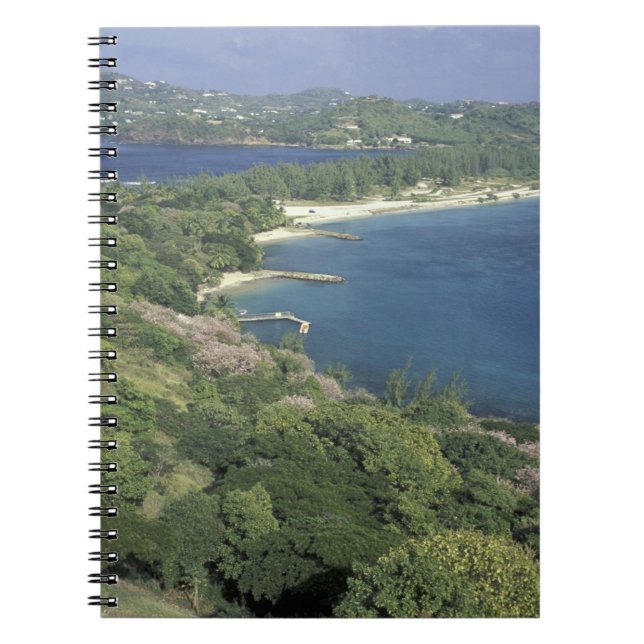 Caderno Espiral Caribe, Índias Ocidentais, Ruas. Exibição de (Frente)