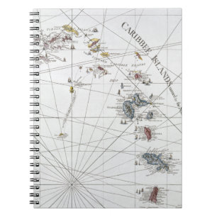 CADERNO ESPIRAL CARIBE: MAPA, 1775