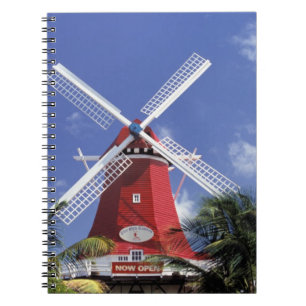 Caderno Espiral Caribenho, Aruba. Moinho Antigo, convertido em 'Mo