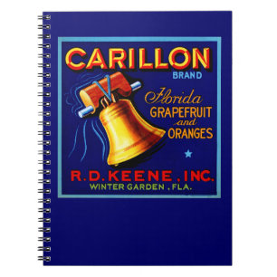 Caderno Espiral Carillon Florida Grapefruits
