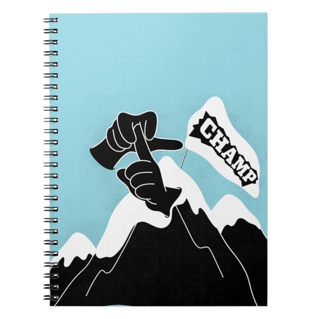 Caderno Espiral Carimbo - Design ASL (Frente)