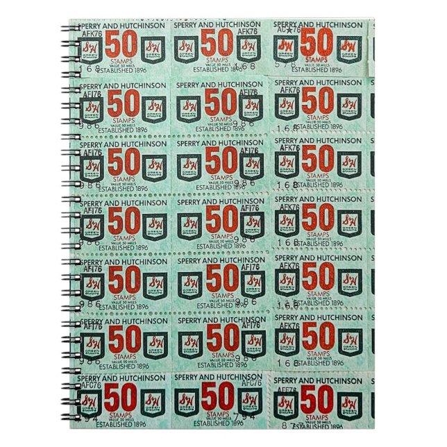 Caderno Espiral Carimbos Verdes (Frente)