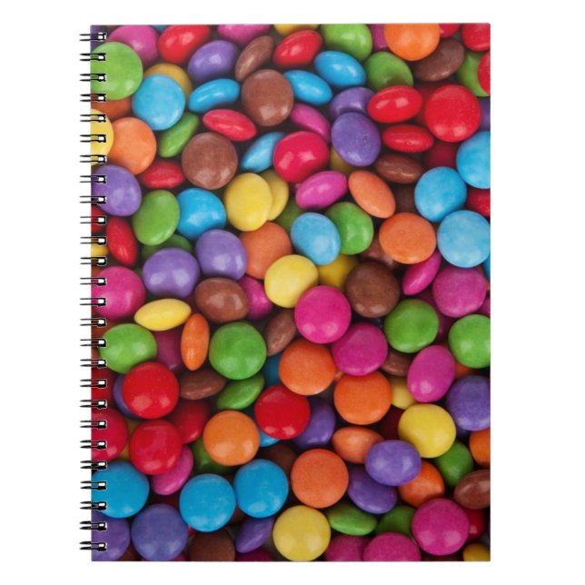 Caderno Espiral Carnes Coloridas de Chocolate (Frente)