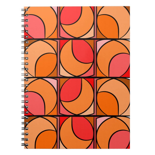 Caderno Espiral Carnet 70' orange (Frente)