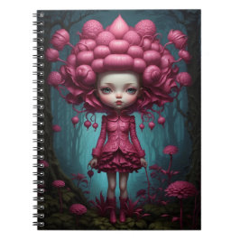 Caderno Espiral Carnet Fille Inspiration Mark Riden & Tim Burton