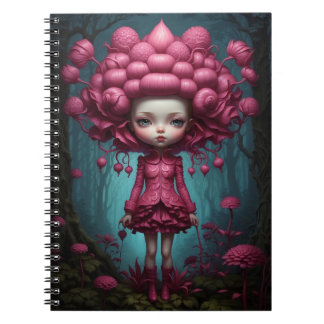 Caderno Espiral Carnet Fille Inspiration Mark Riden & Tim Burton