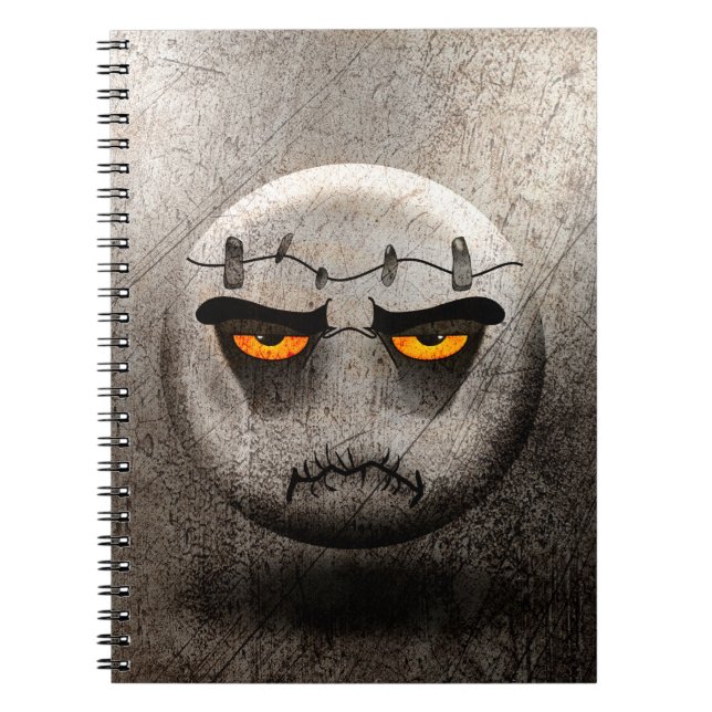 Caderno Espiral Carnet Frankenmoji Vintage (Frente)