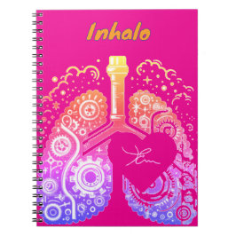 Caderno Espiral Carnet Inhalo de coeur