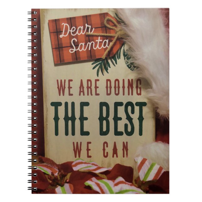 Caderno Espiral Caro Papai noel (Frente)