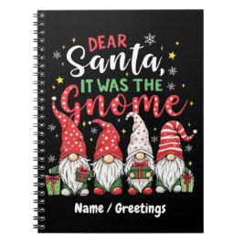 Caderno Espiral Caros Papais noeis, foi a diversão das tendências 