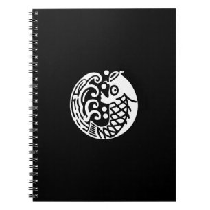 Caderno Espiral carpa com ondas