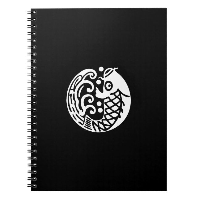 Caderno Espiral carpa com ondas (Frente)