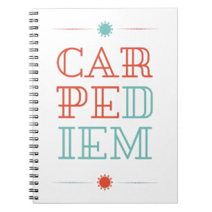 Caderno Espiral Carpe Diem