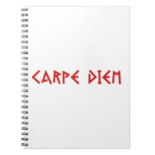 Caderno Espiral Carpe Diem