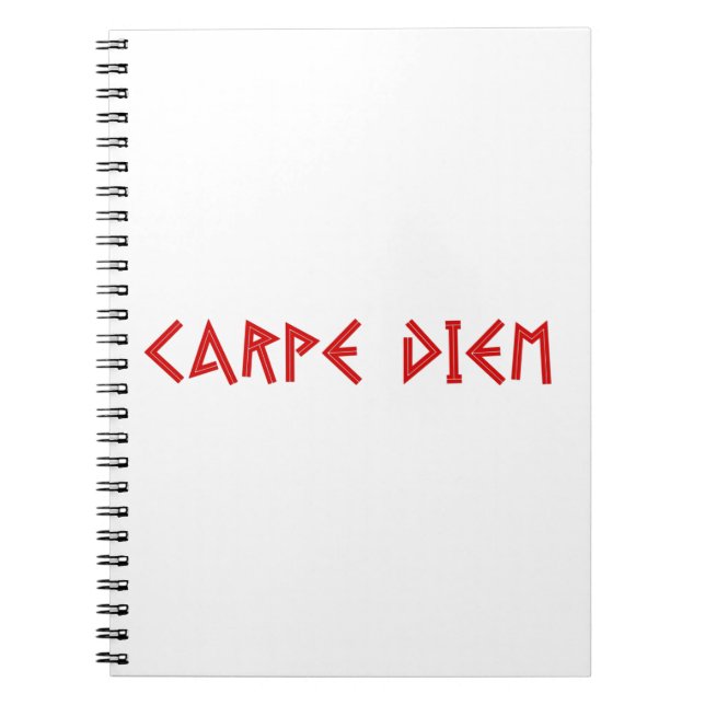 Caderno Espiral Carpe Diem (Frente)