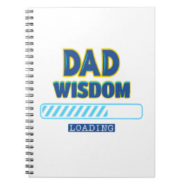 Caderno Espiral Carregamento de Sabedoria do pai