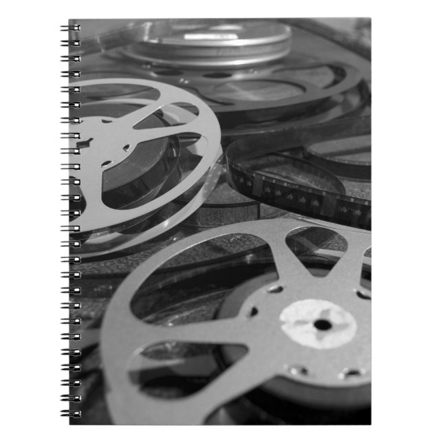 Caderno Espiral Carretel de filme/caderno carretel do filme (Frente)