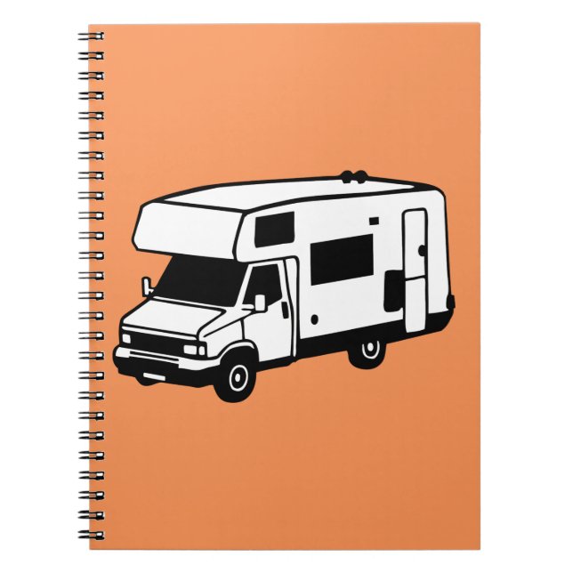 Caderno Espiral carro de acampamento (Frente)